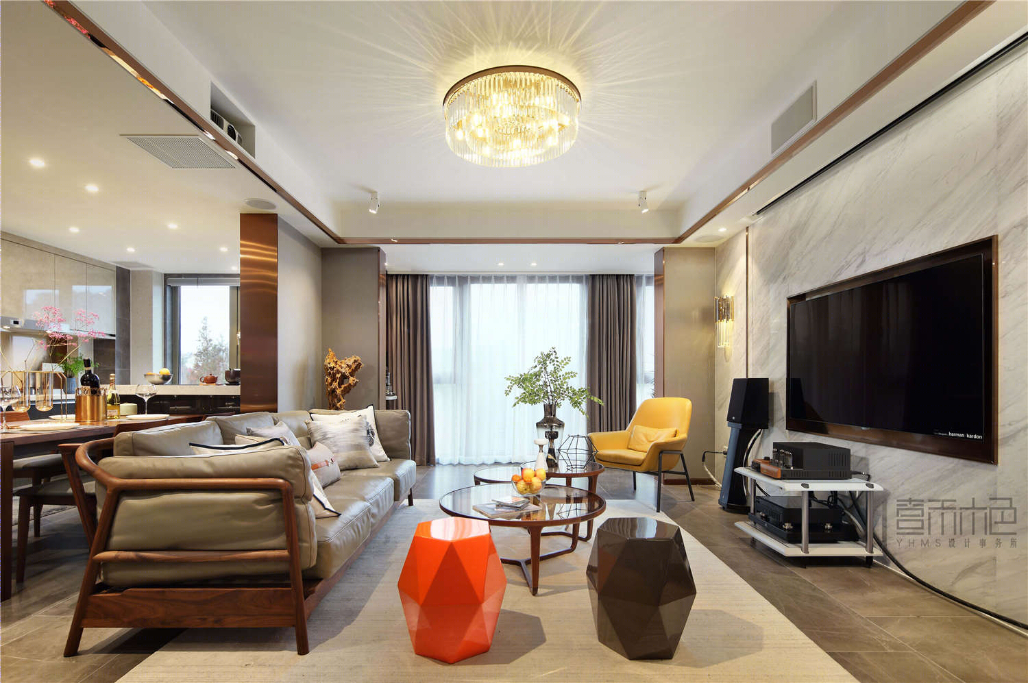 南京凤凰和熙 140㎡混搭风精致家居设计-19