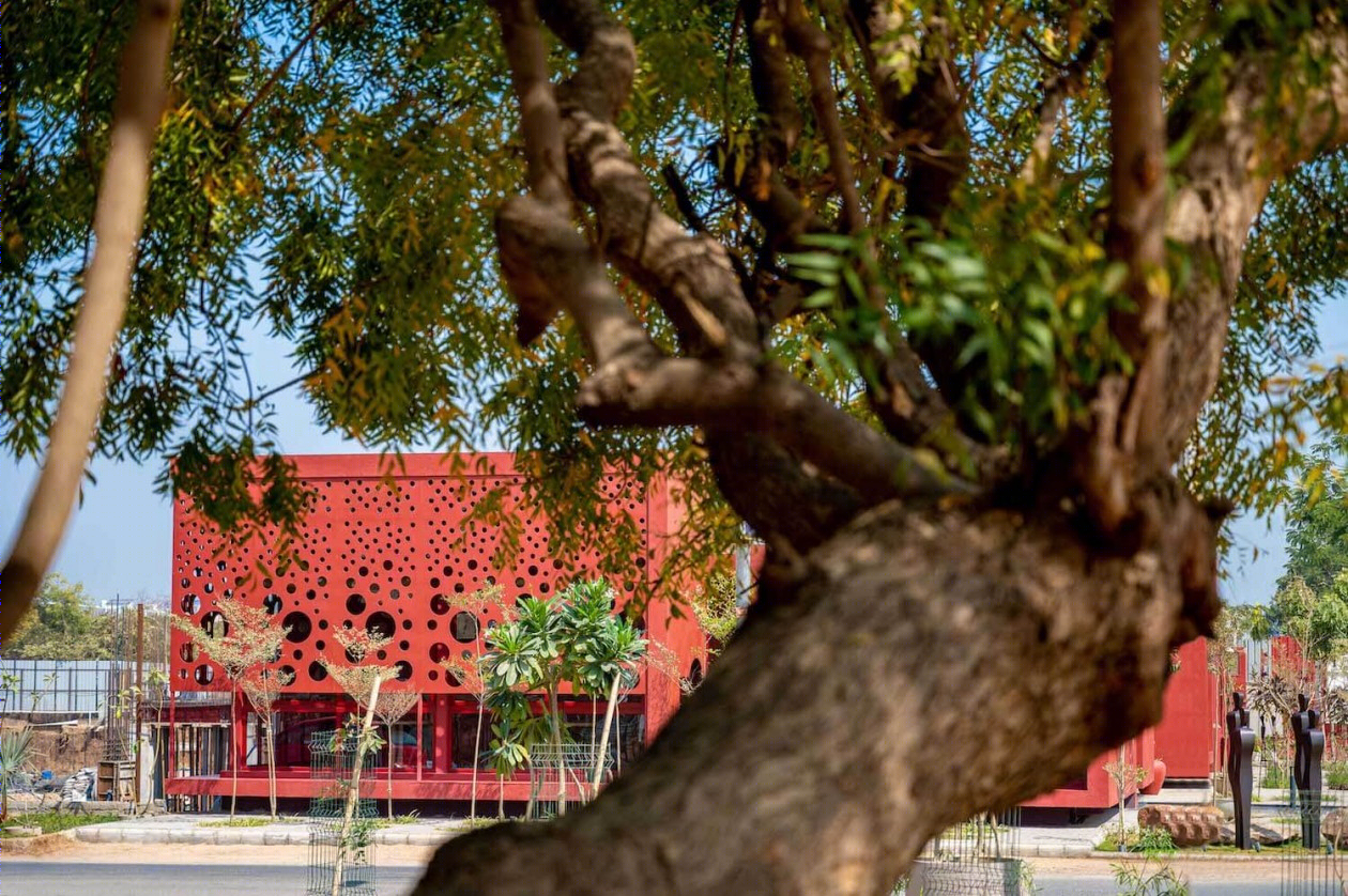 印度艾哈迈达巴德的工地办公室-19