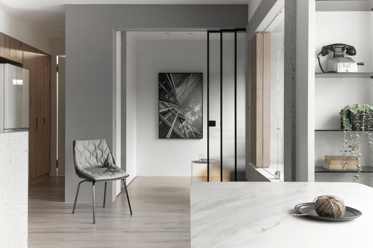 天坊设计--- 灰色系空间 藏不住的优雅气质-2