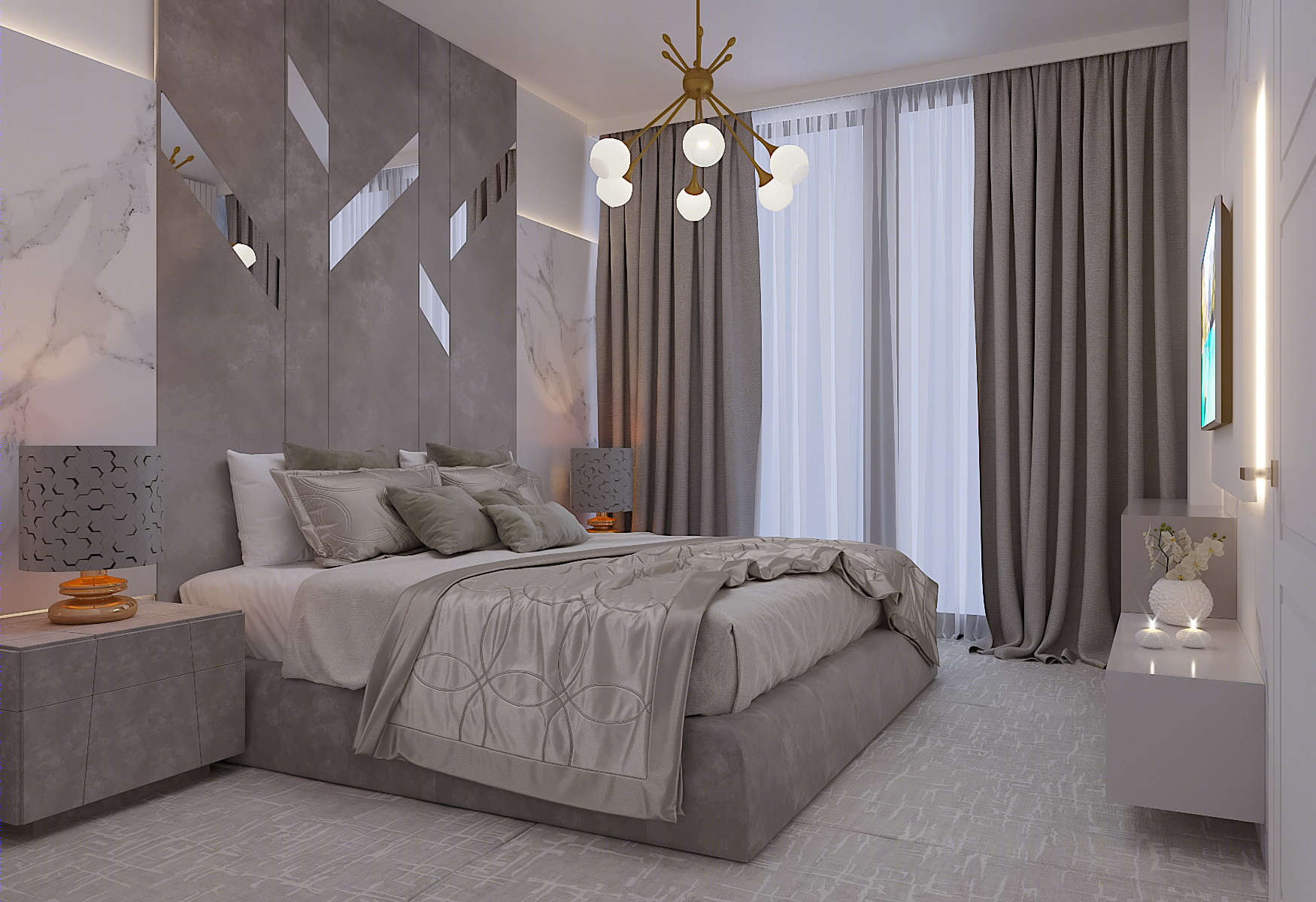 迪拜豪华室内设计 | 精致与时尚的完美融合-9