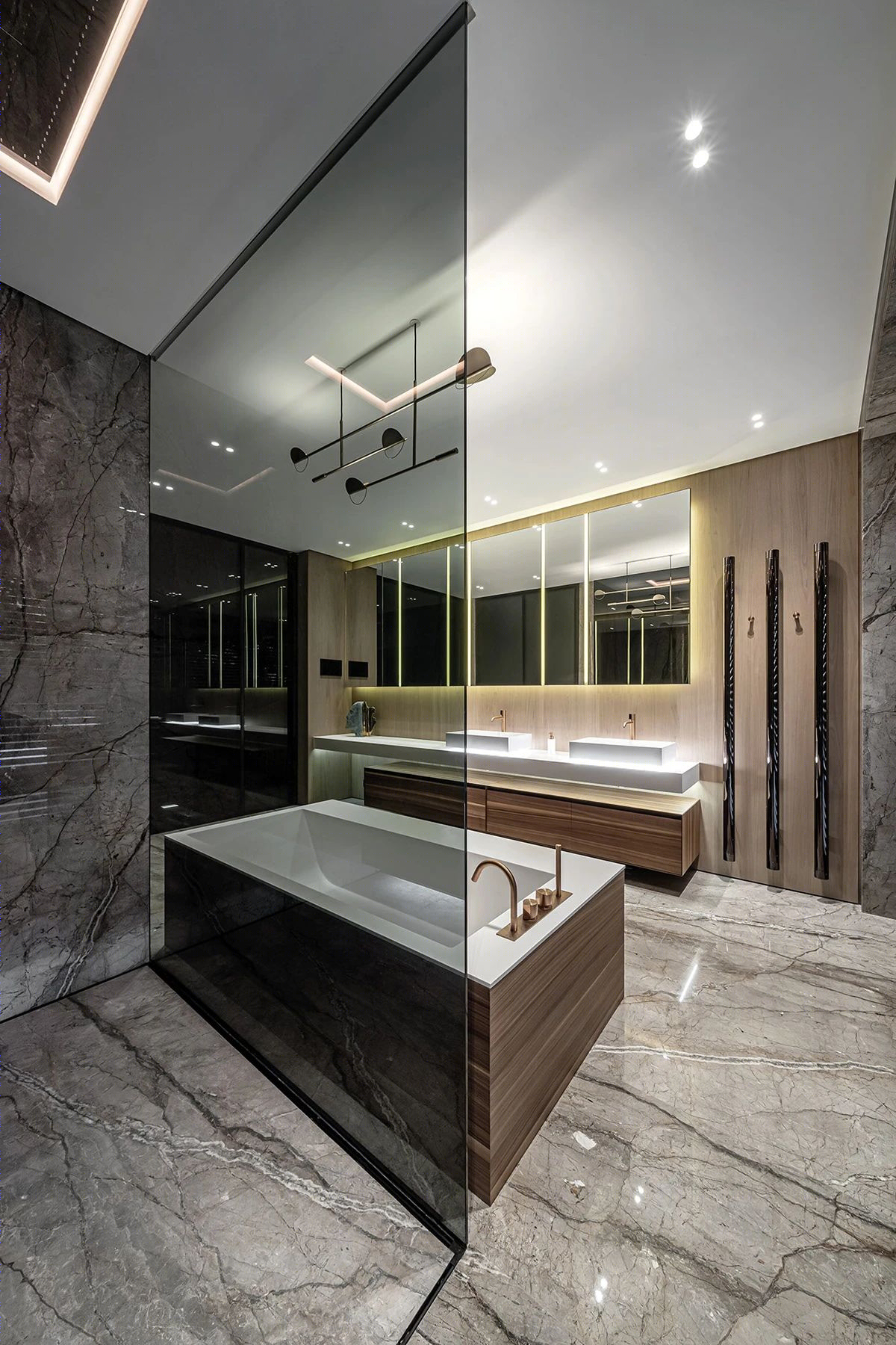 YODEZEEN Architects 打造 450㎡轻奢大宅,高级感十足-42