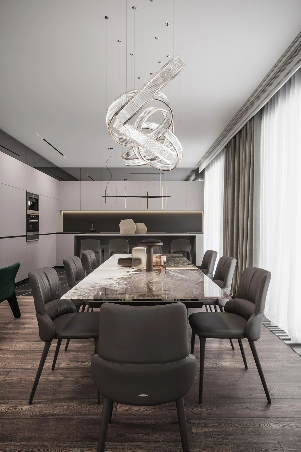 乌克兰设计师 Ivan Honcharenko 的现代高级灰空间艺术-66