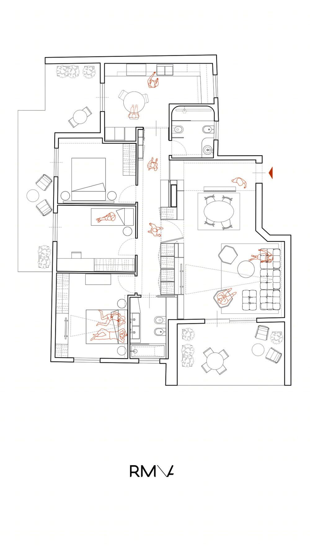 Casa Carioca 公寓丨意大利罗马-11