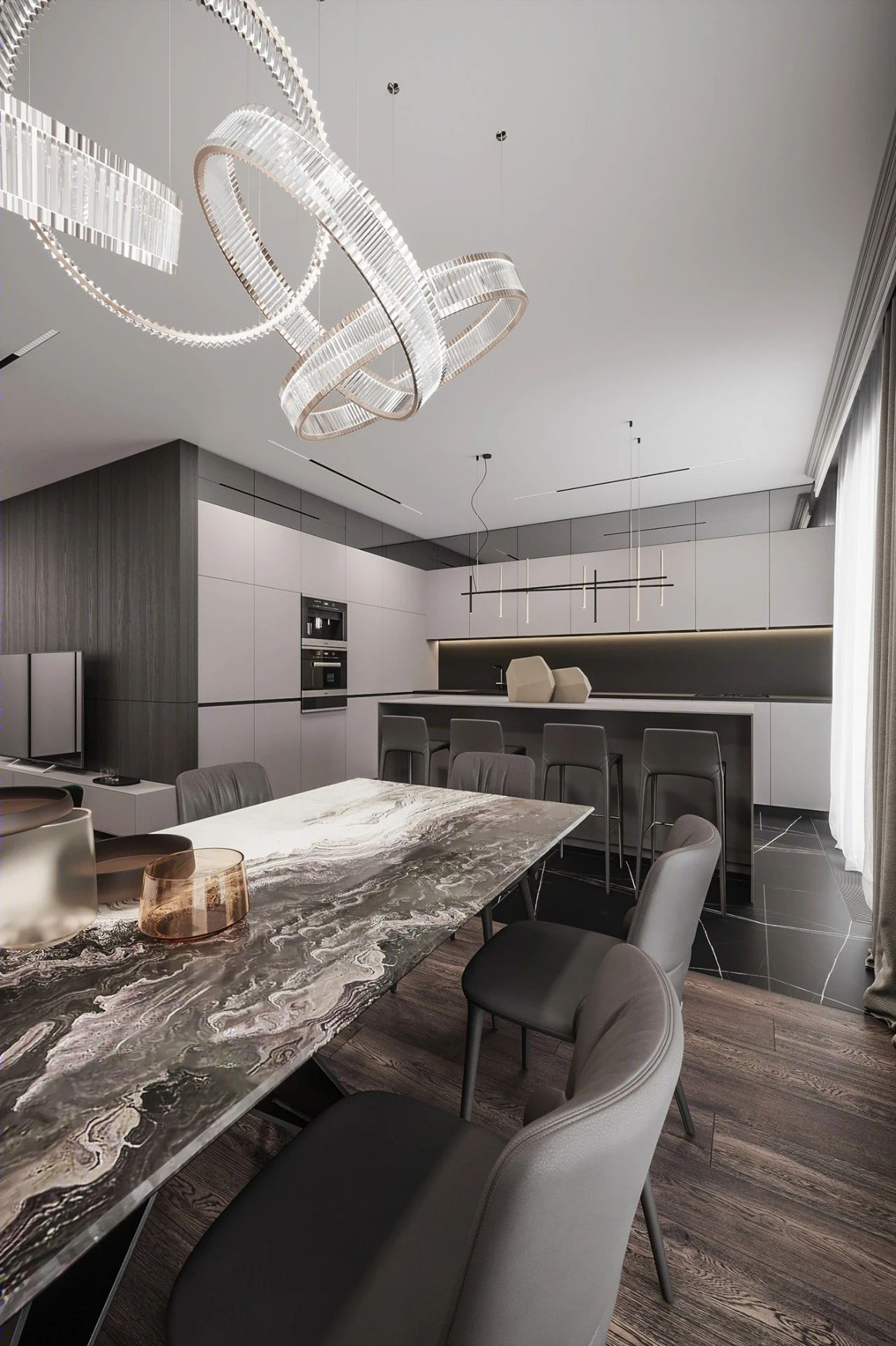 乌克兰设计师 Ivan Honcharenko 的现代高级灰空间艺术-67