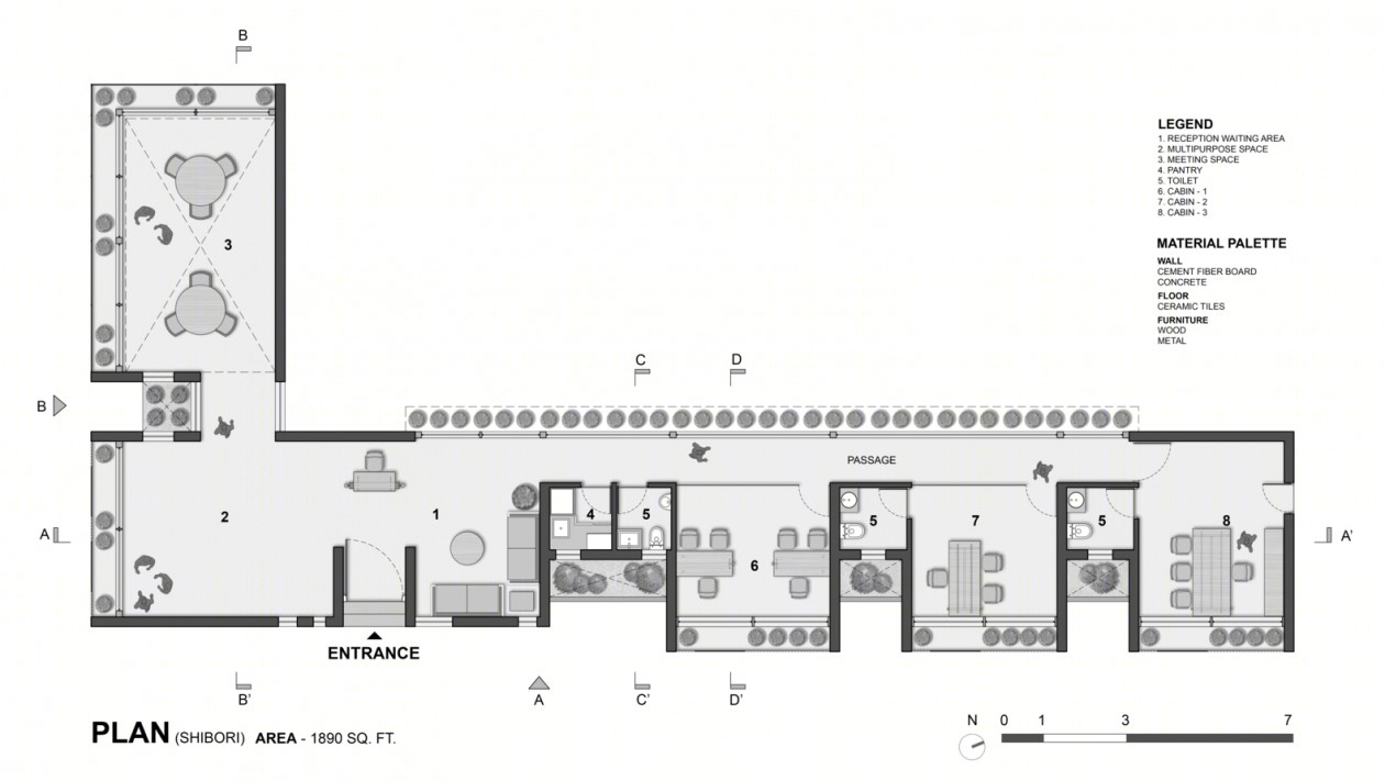 印度艾哈迈达巴德的工地办公室-23