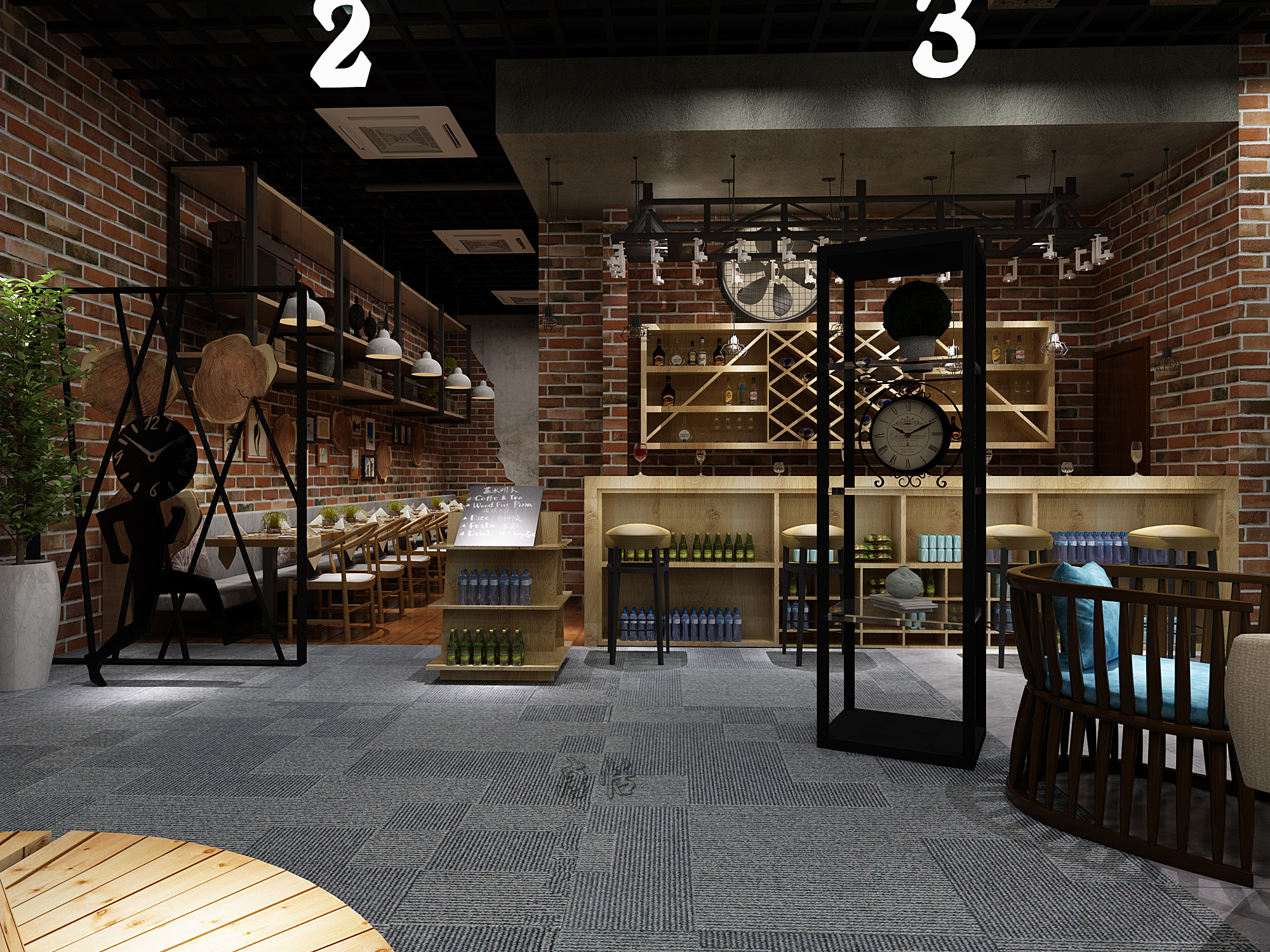 餐饮店效果图赏析                     -9