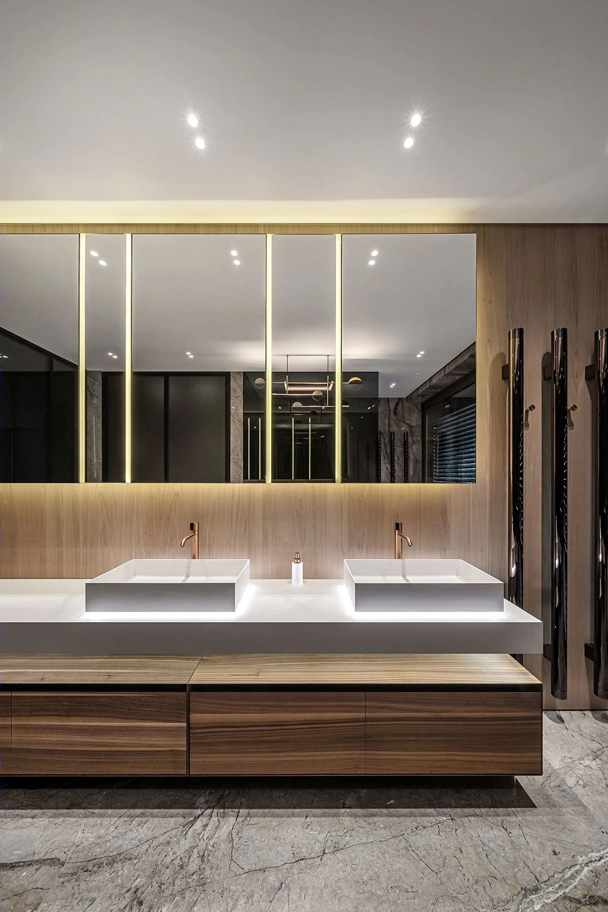 YODEZEEN Architects 打造 450㎡轻奢大宅,高级感十足-45