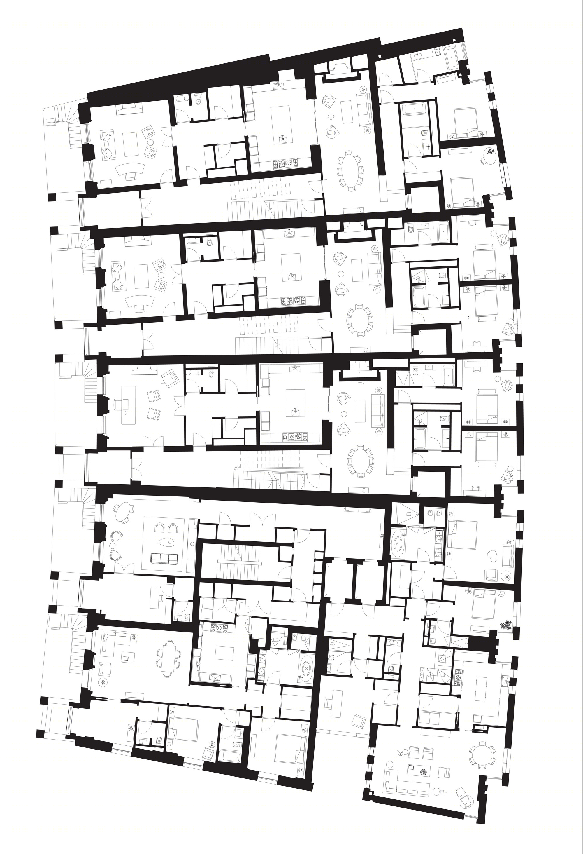 历史与当代共融的 11-15 Grosvenor Crescent 公寓设计-8