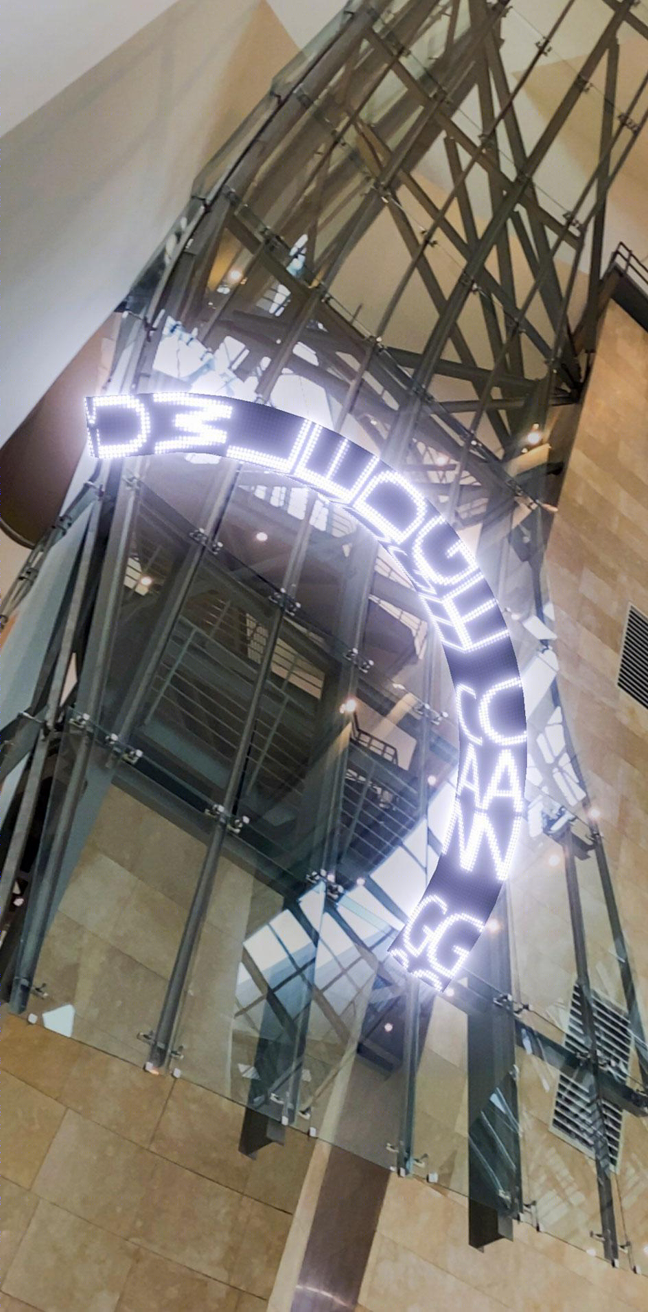 珍妮·霍尔泽的 Guggenheim Bilbao 惊艳 AR 艺术展-14