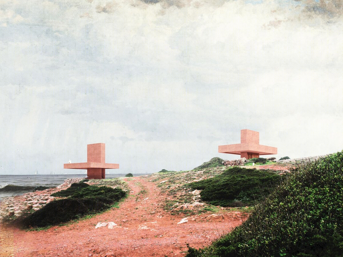 葡萄牙 Algarve 混凝土建筑的时空对话-0