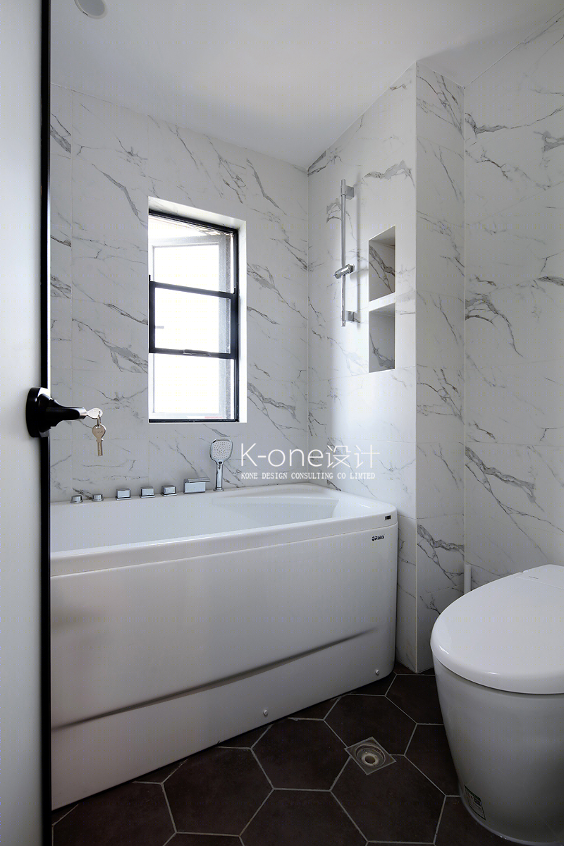 苏州河畔 90 平刚需改造，黑白灰简约设计让空间光芒四射-11