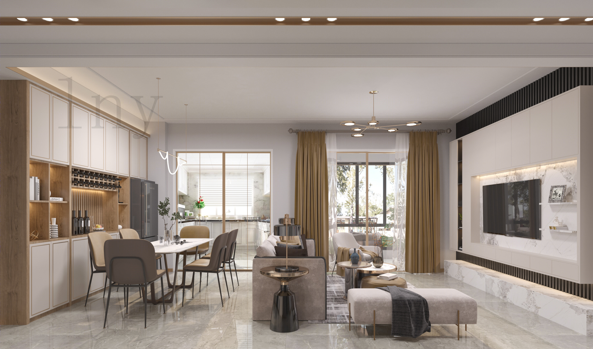 现代温馨舒适高级感爆棚的室内设计案例-4