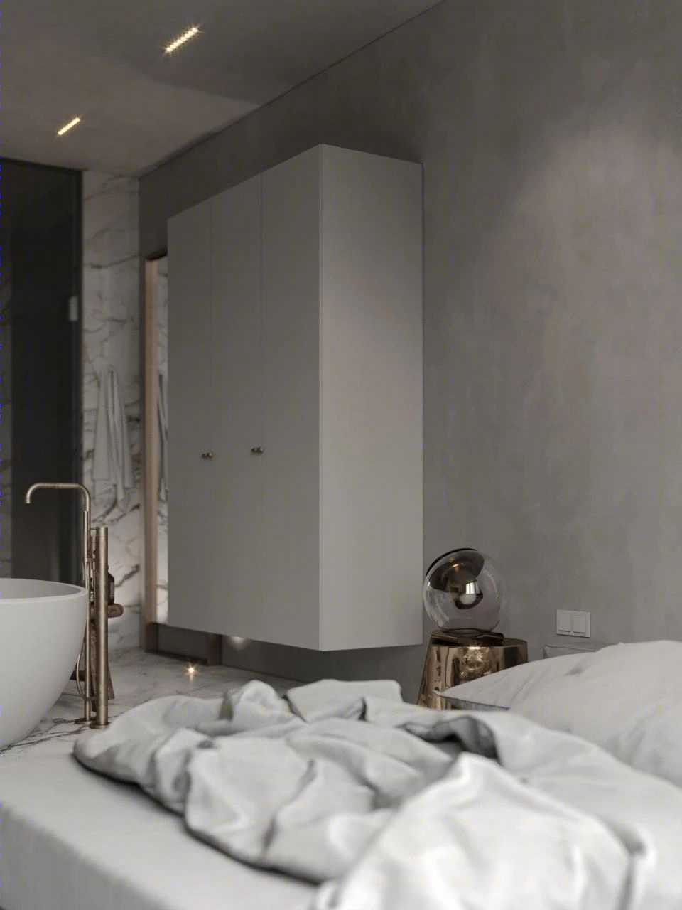 ArtPartner 新作 | 高级灰演绎简约石纹空间-18