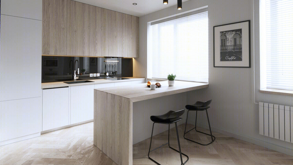 乌克兰利沃夫舒适现代公寓设计丨Kirill Fedorenko-1