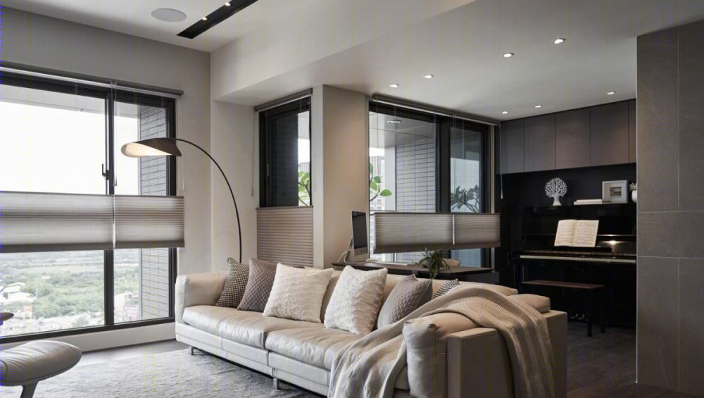 深木遇上大理石，打造现代住宅空间-7