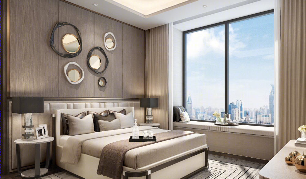 上海绿地五里桥顶层复式豪宅丨设计方案+效果图+彩平图+施工图+机电图+物料表 |-4