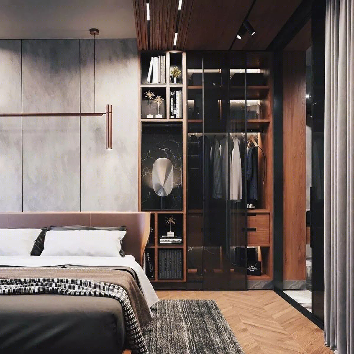 入墙式衣柜设计-21