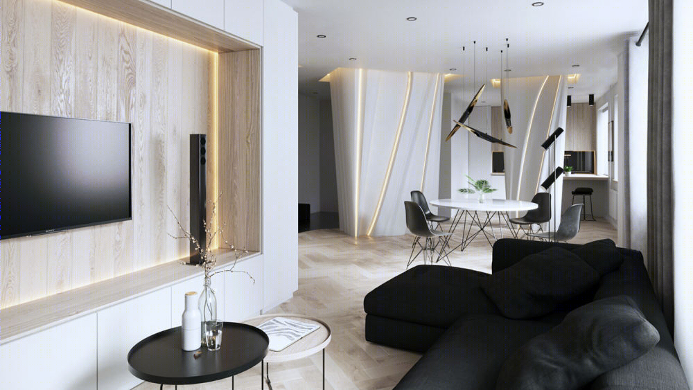 乌克兰利沃夫舒适现代公寓设计丨Kirill Fedorenko-4