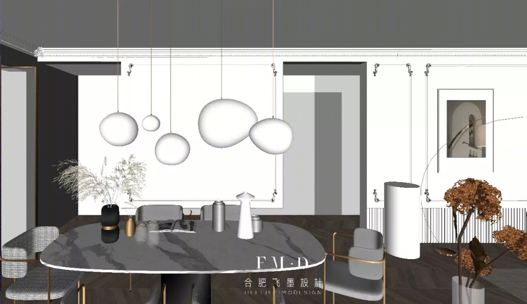 合肥金隅南七里 130㎡轻法风格家装设计 | 通透精致，释放空间美感-14