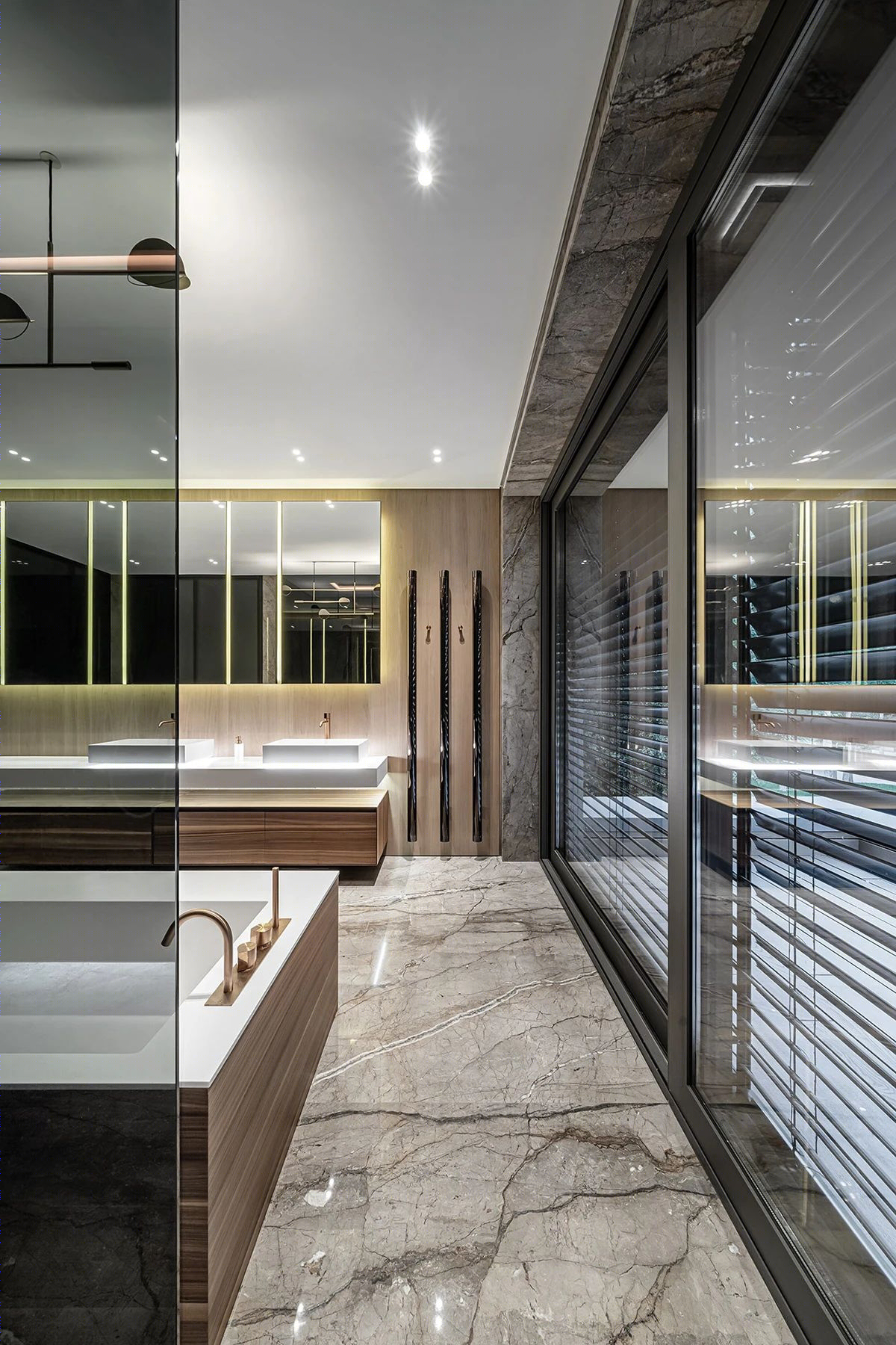 YODEZEEN Architects 打造 450㎡轻奢大宅,高级感十足-47