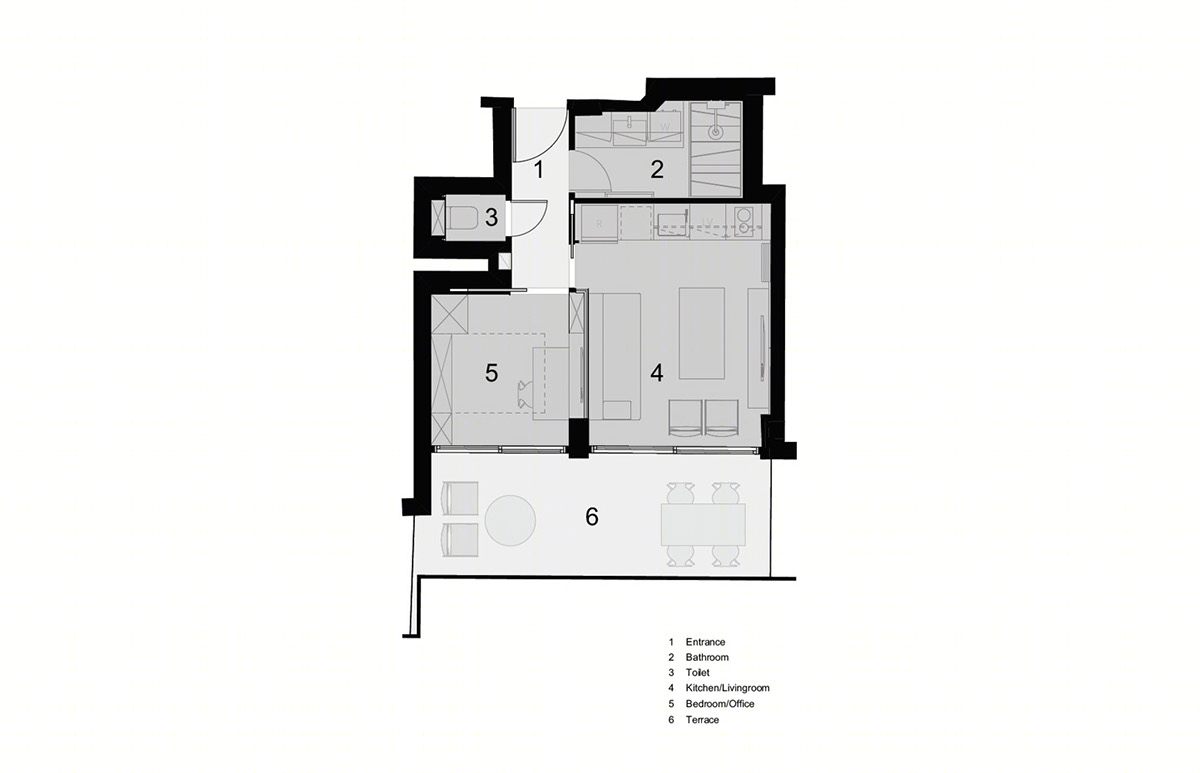 26m² 摩纳哥 Monaco Studio 工作室  Vlad Mishin-15