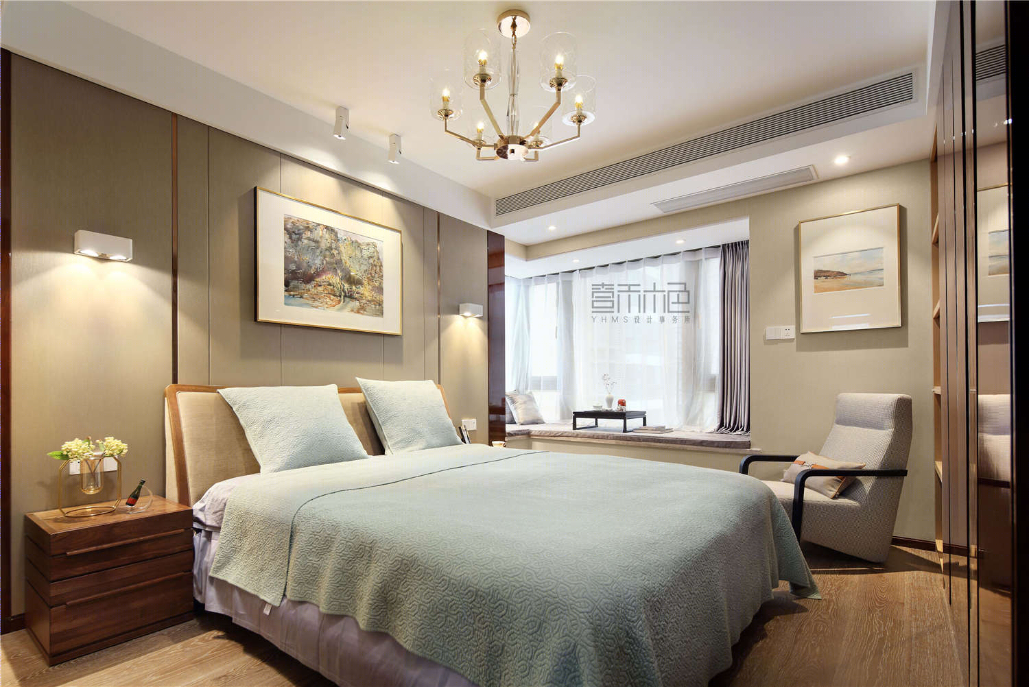 南京凤凰和熙 140㎡混搭风精致家居设计-36