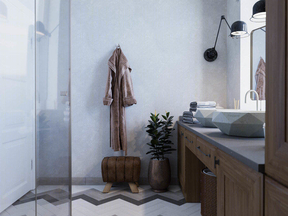 乡村小屋的多代同堂设计-34