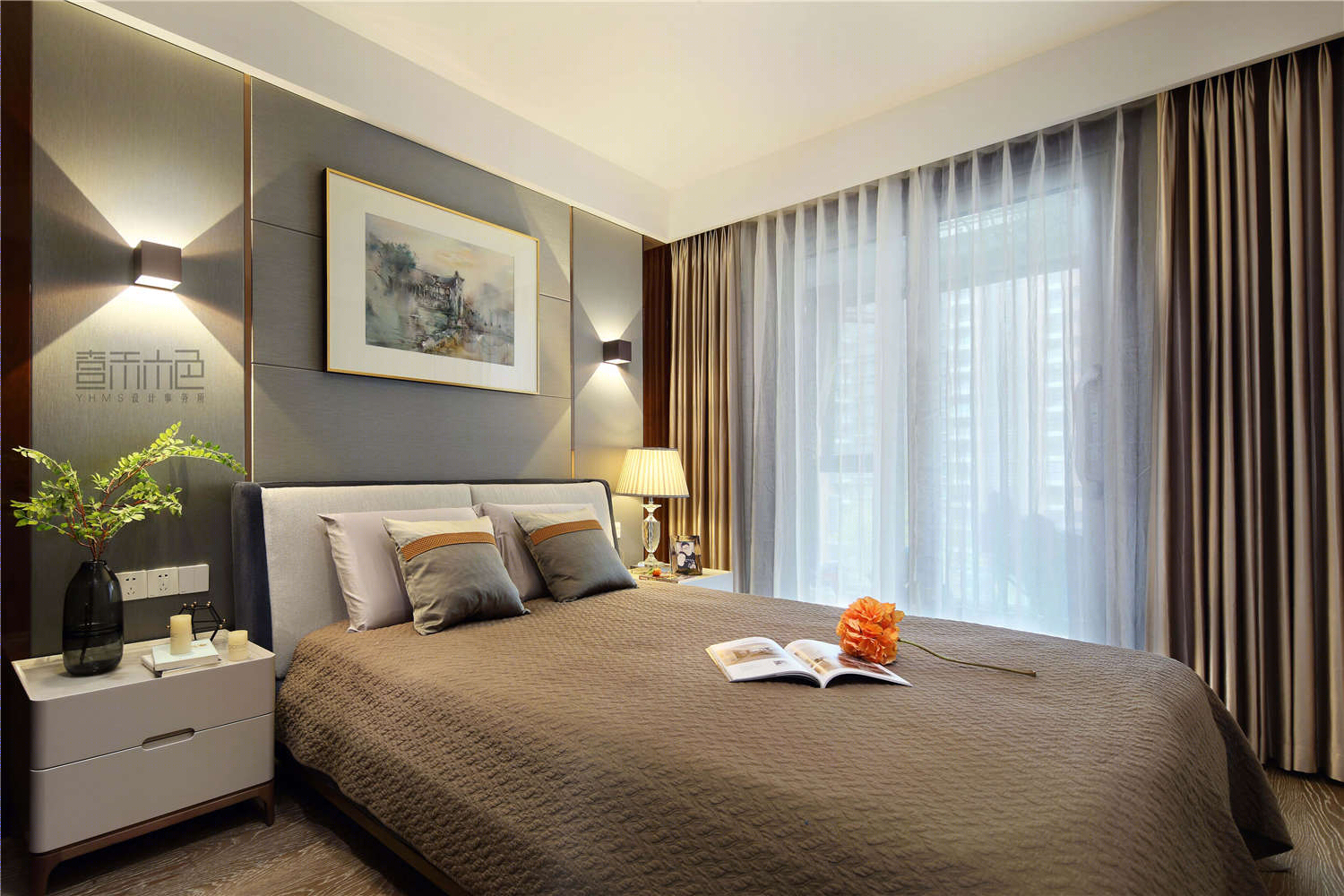 南京凤凰和熙 140㎡混搭风精致家居设计-37