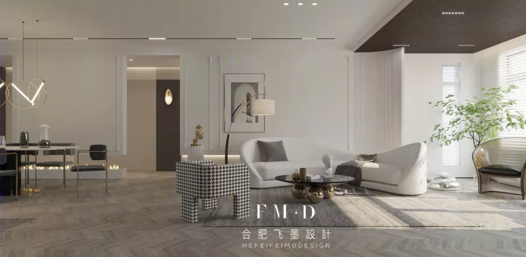 合肥金隅南七里 130㎡轻法风格家装设计 | 通透精致，释放空间美感-39