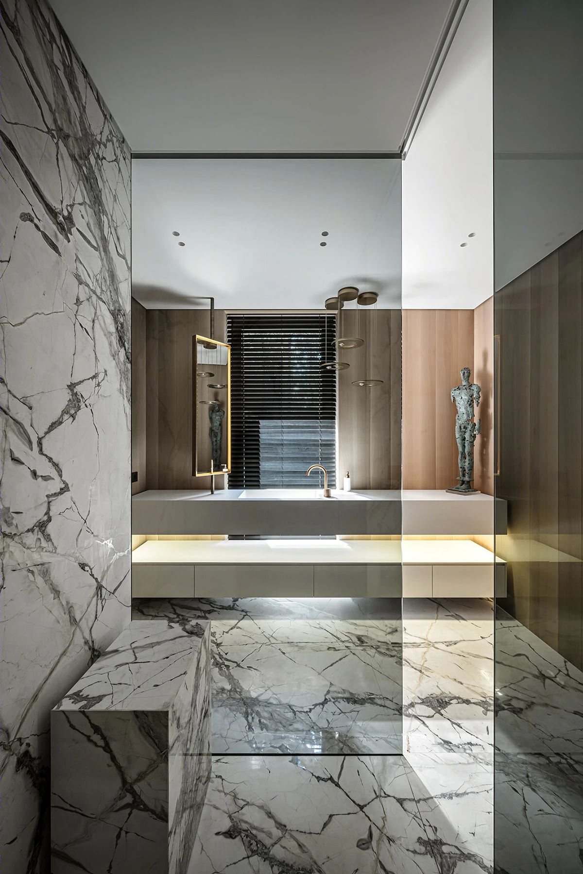 YODEZEEN Architects 打造 450㎡轻奢大宅,高级感十足-53