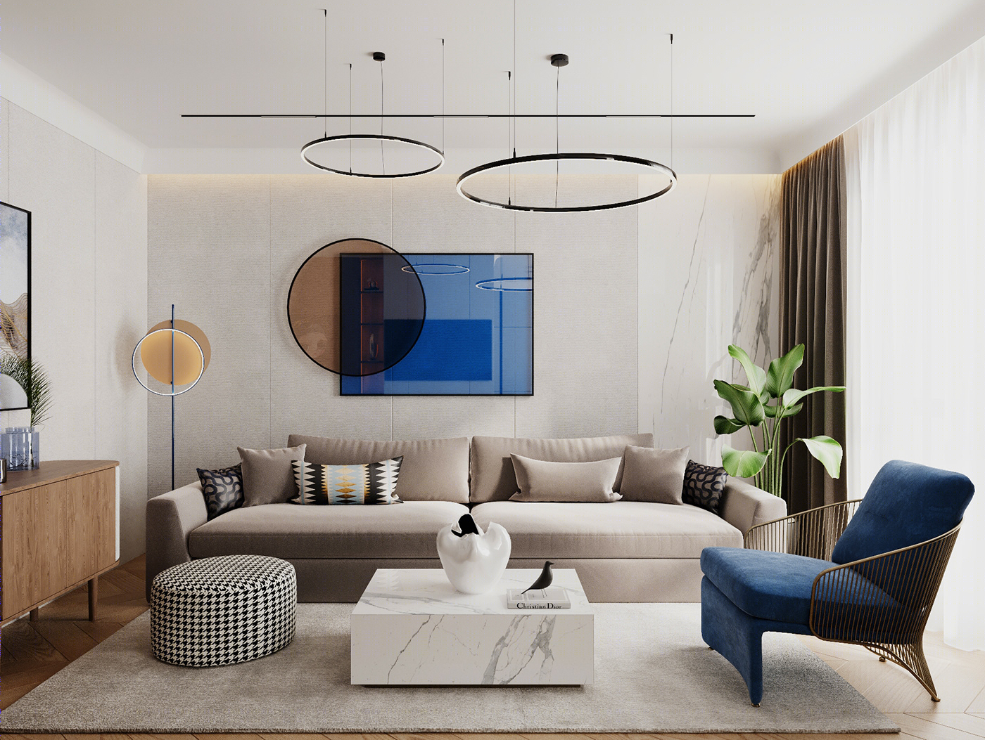 Anastasiya Gushchina丨平层丨Royal cobalt-0