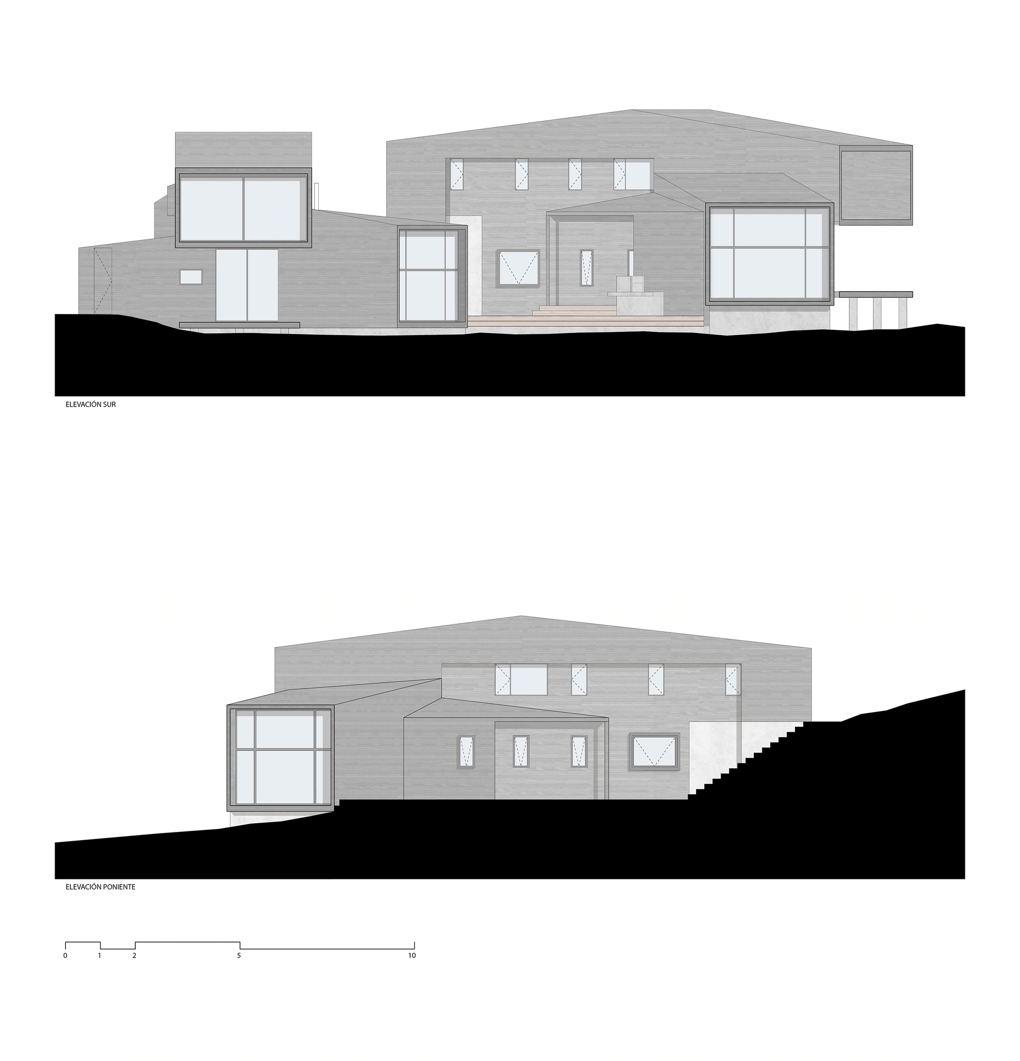 湖景双墅设计 | 智利 Lago Colico 项目-28