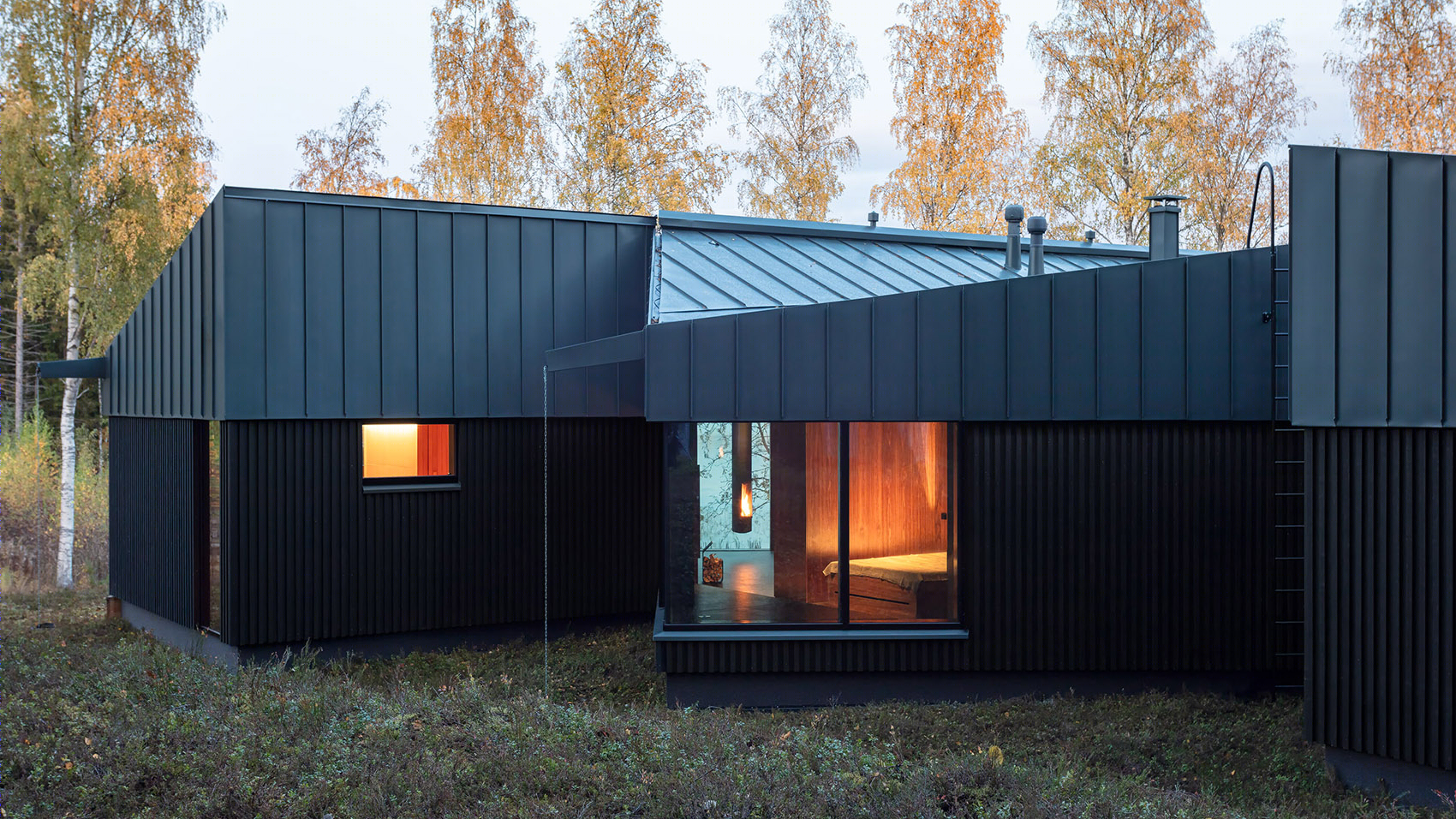 芬兰森林中的方形住宅丨Studio Puisto Architects Ltd.-21