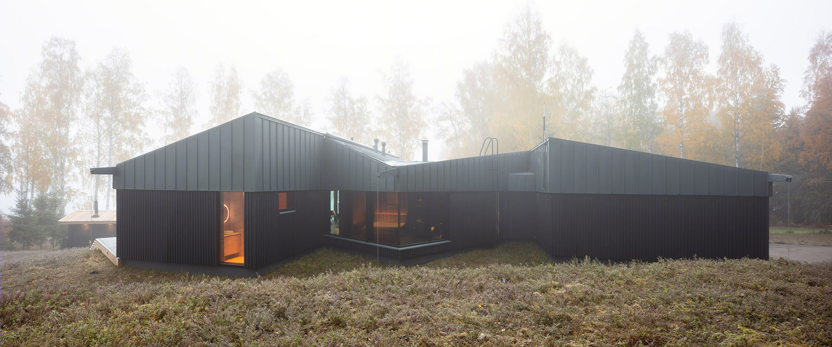 芬兰森林中的方形住宅丨Studio Puisto Architects Ltd.-23