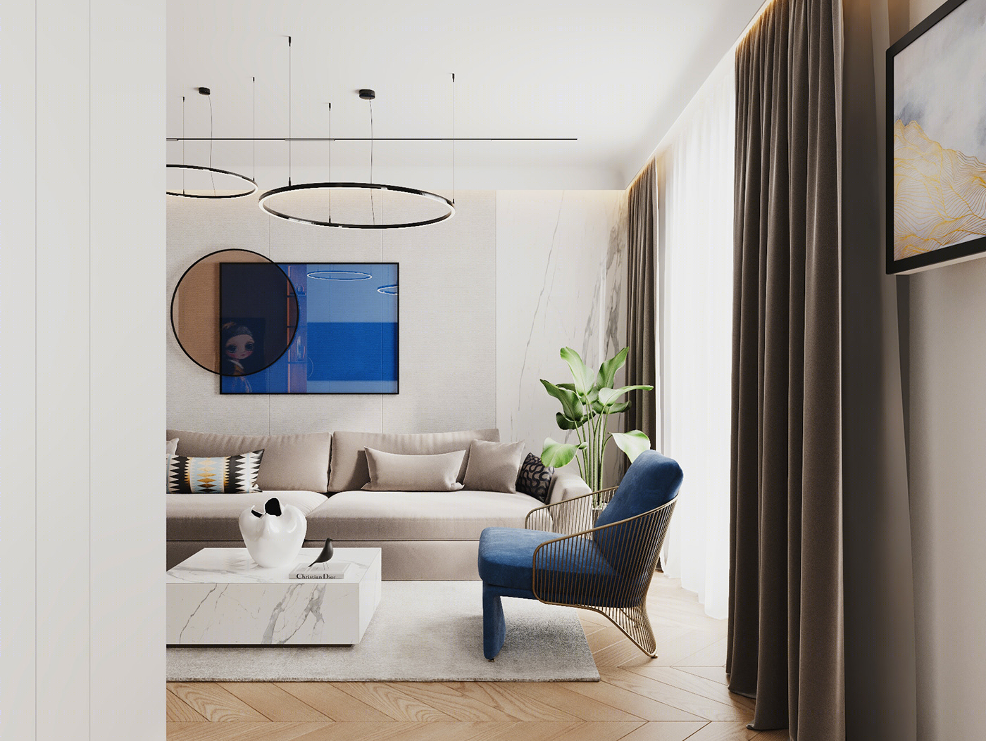 Anastasiya Gushchina丨平层丨Royal cobalt-4