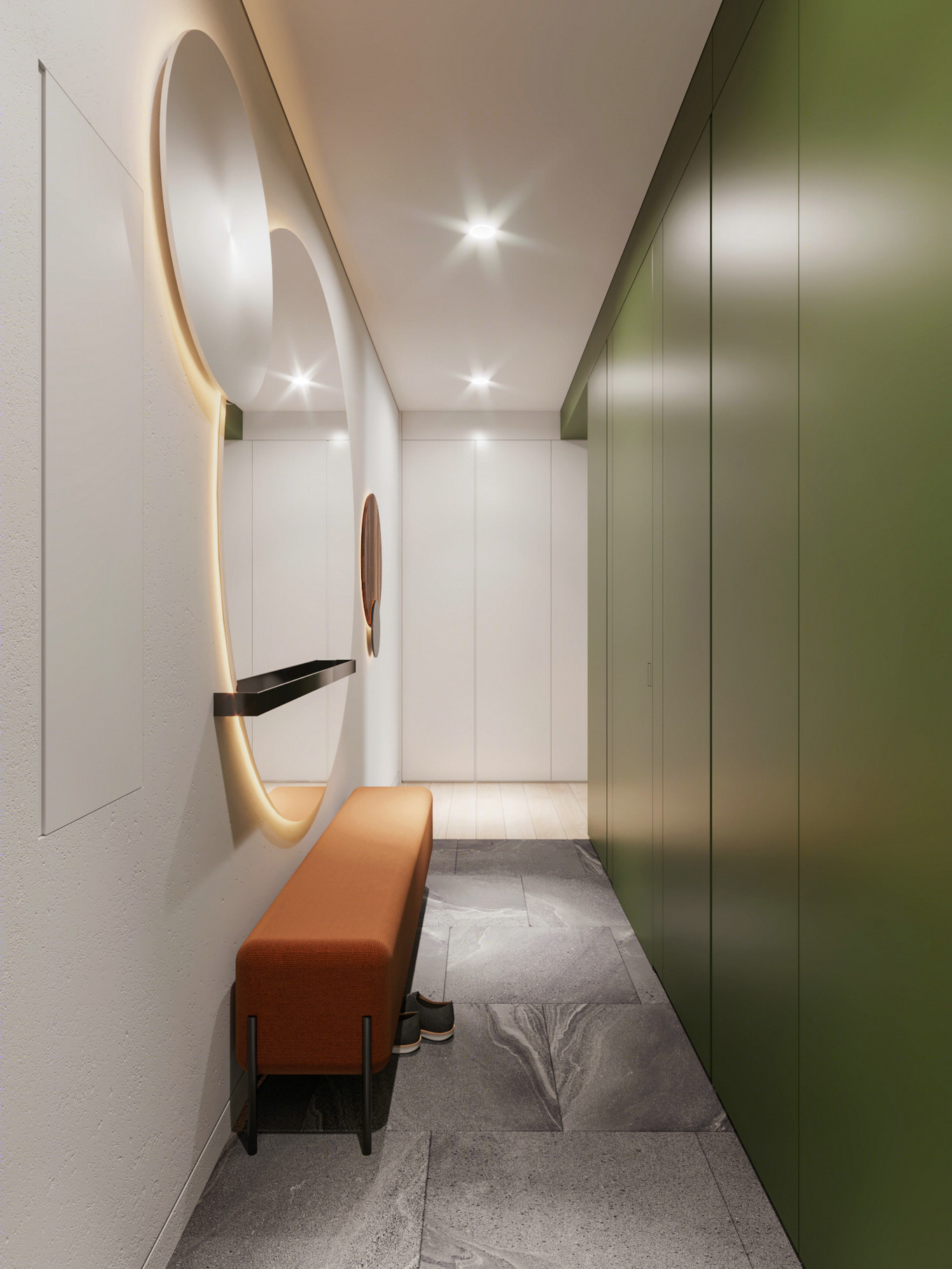 温暖清新蓝绿撞色系设计 点亮时尚多彩空间-10