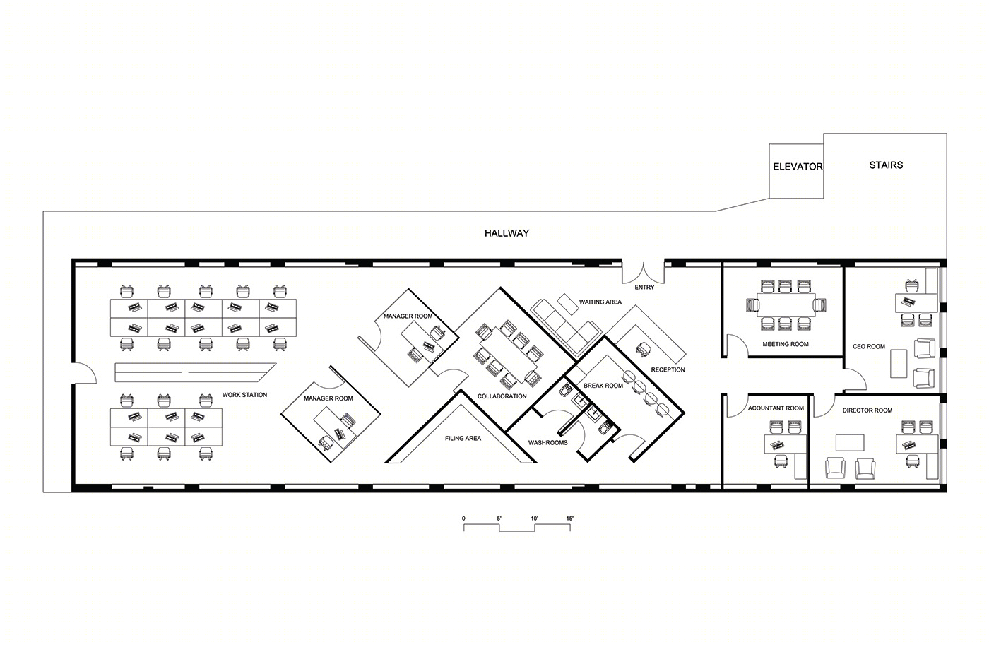 Kika Marketing & Communication Inc. Office Design-7