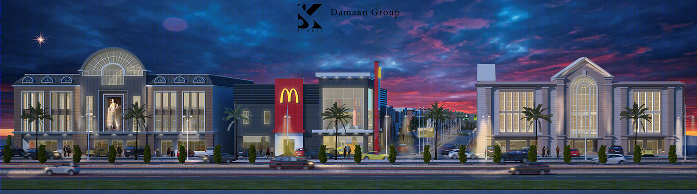 Anastasiya Gushchina丨商业街区丨Commercial Plaza-0