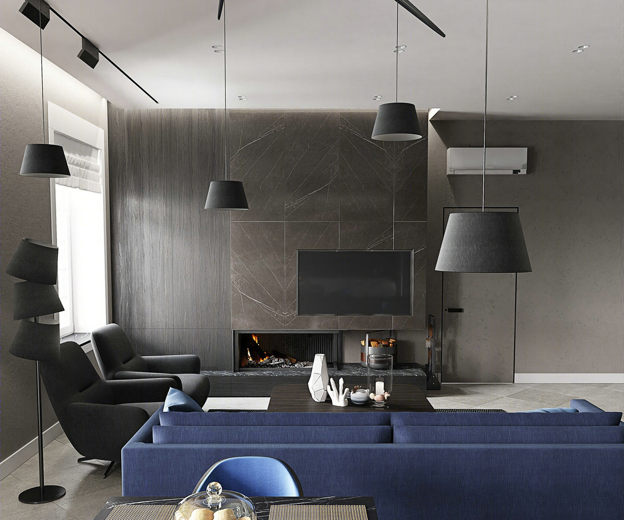 蓝色打造时尚家居-2