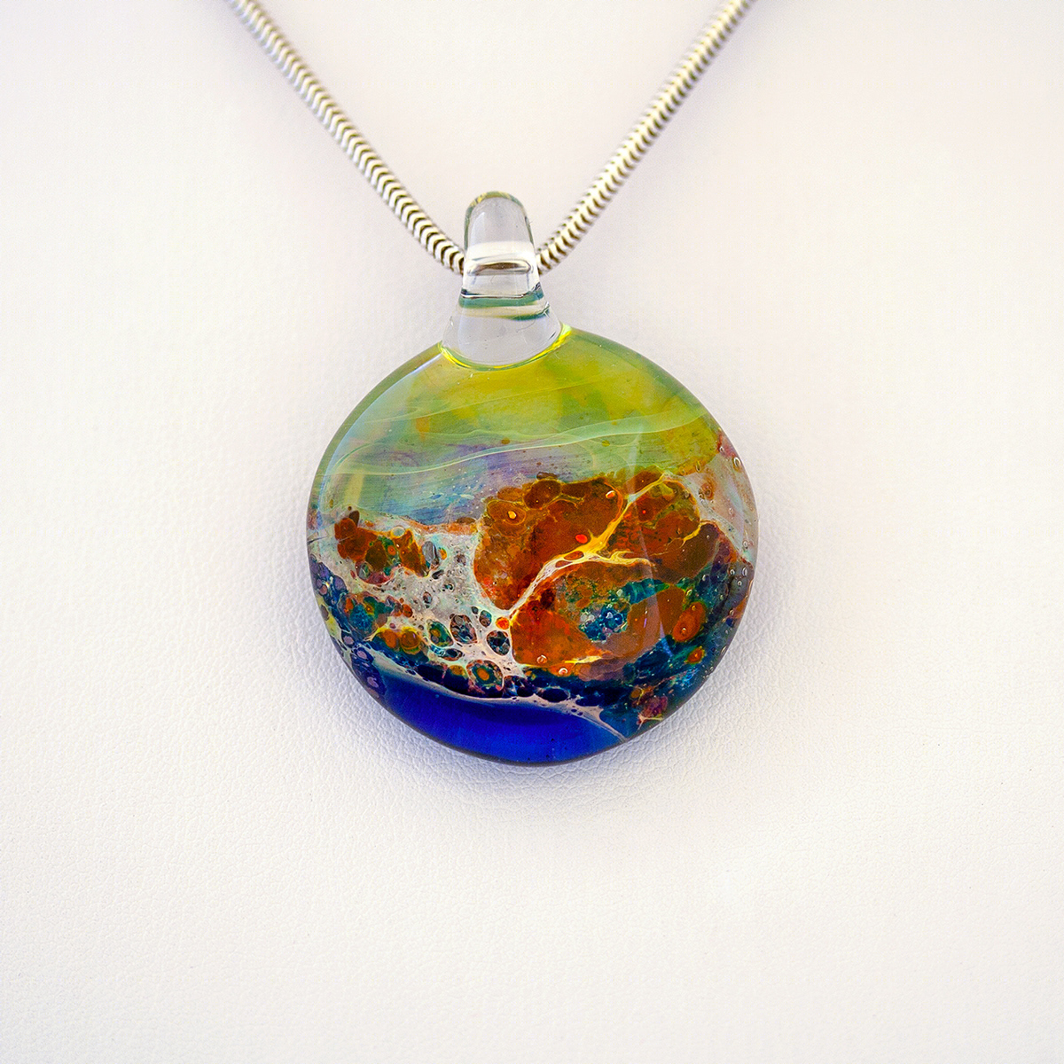 Handmade glass pendants-9