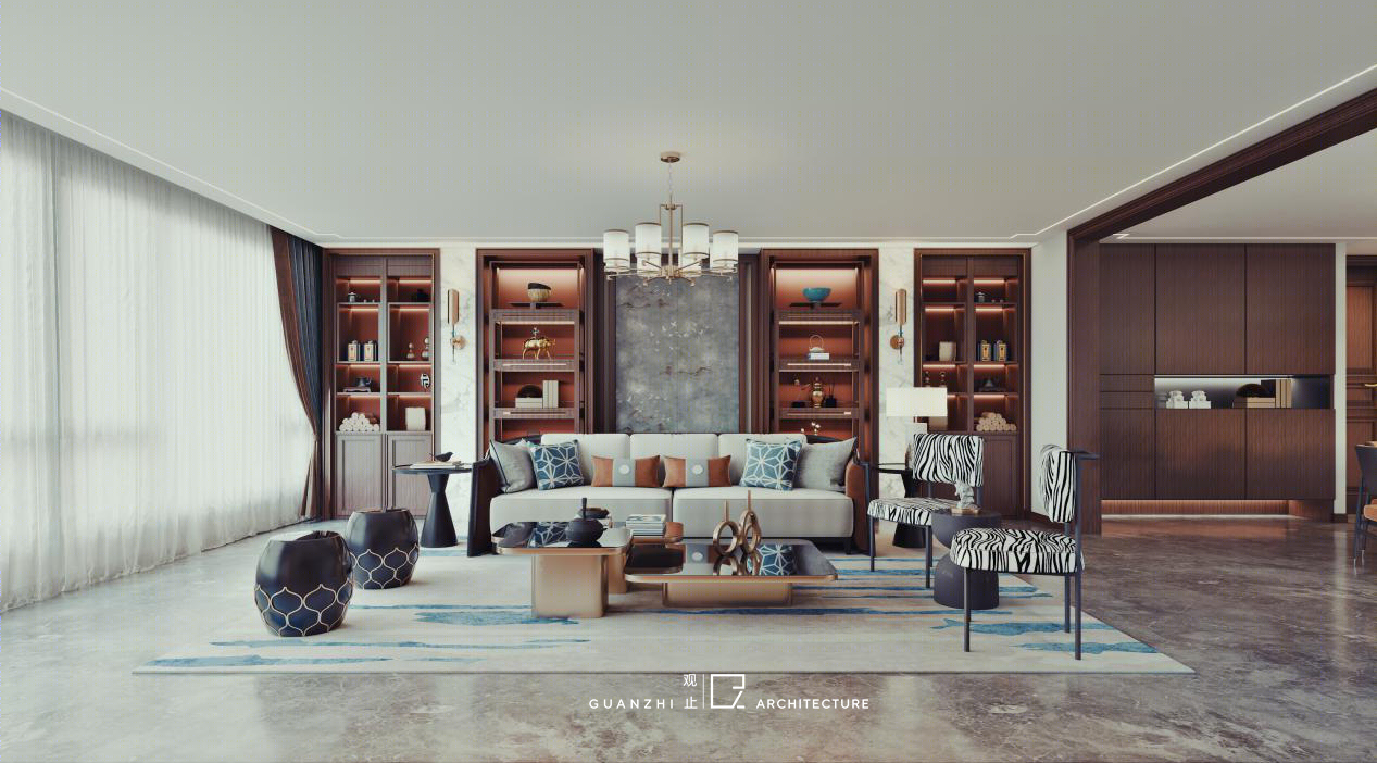 新中式浪漫晚霞红丨中国青岛丨观止建设-6