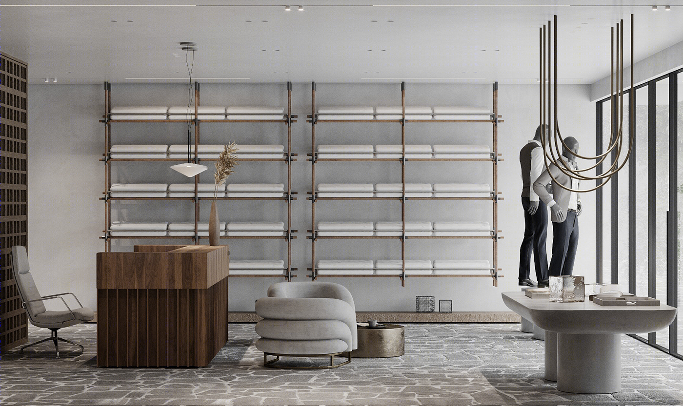 2021 年瑞雅德个体裁缝店，88 平米极简空间，设计师 Elena Sedova 倾情打造-5