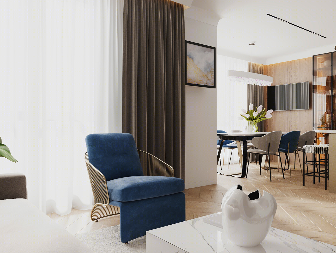 Anastasiya Gushchina丨平层丨Royal cobalt-6