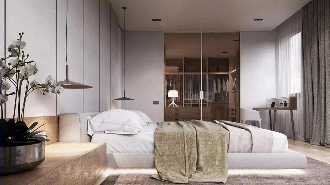 入墙式衣柜设计-34