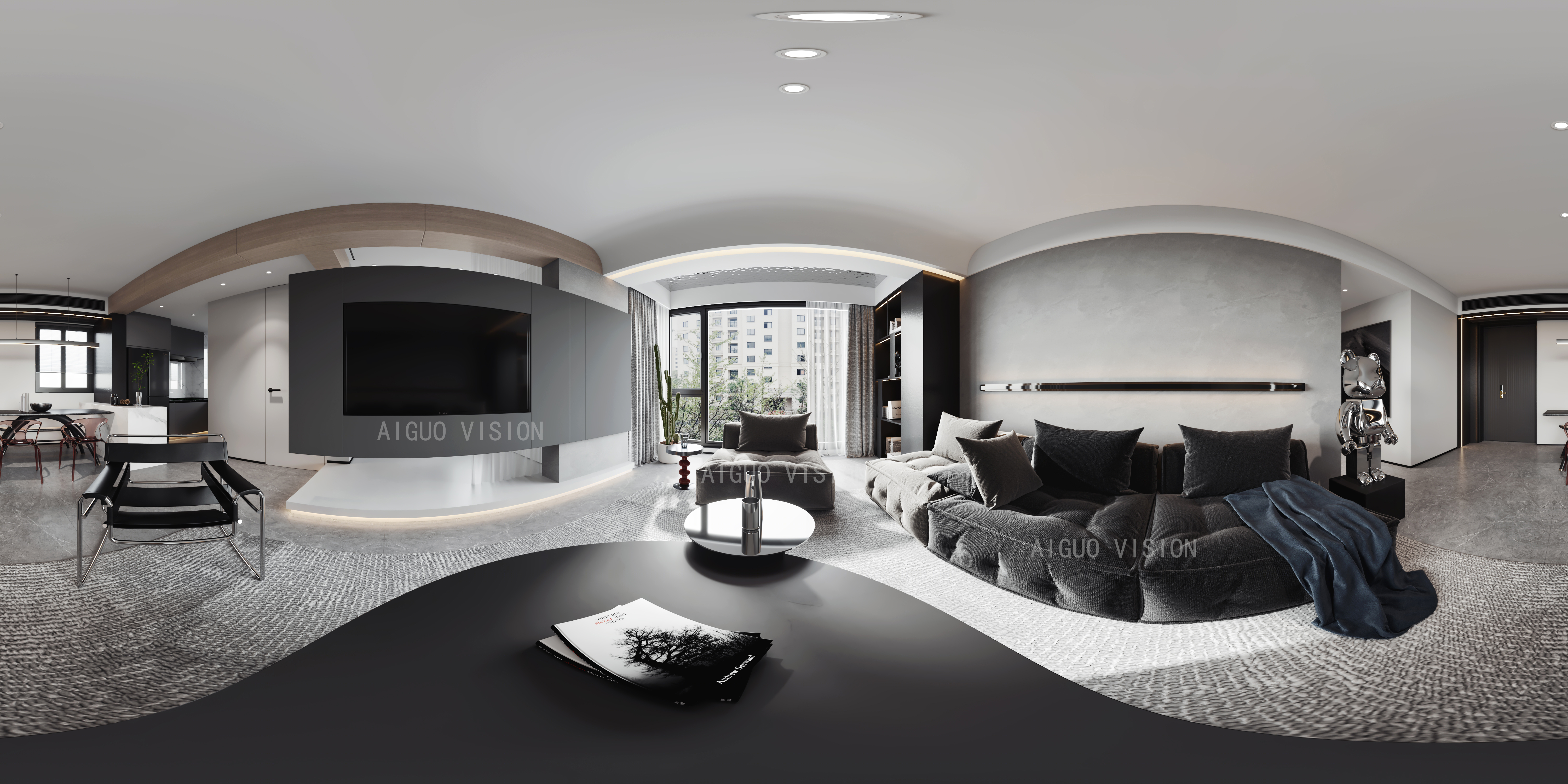 九山佳园现代简约之光 | 曾泉蒙的暗黑美学-16