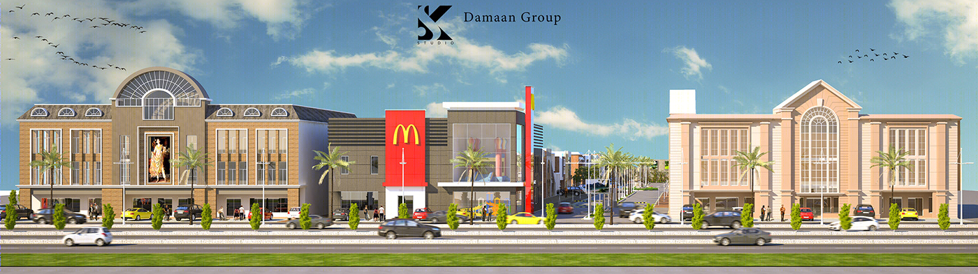 Anastasiya Gushchina丨商业街区丨Commercial Plaza-1