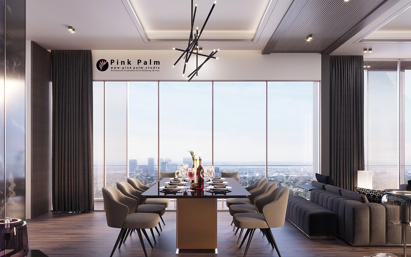 塞内加尔豪华平层室内设计丨Anastasiya Gushchina-16