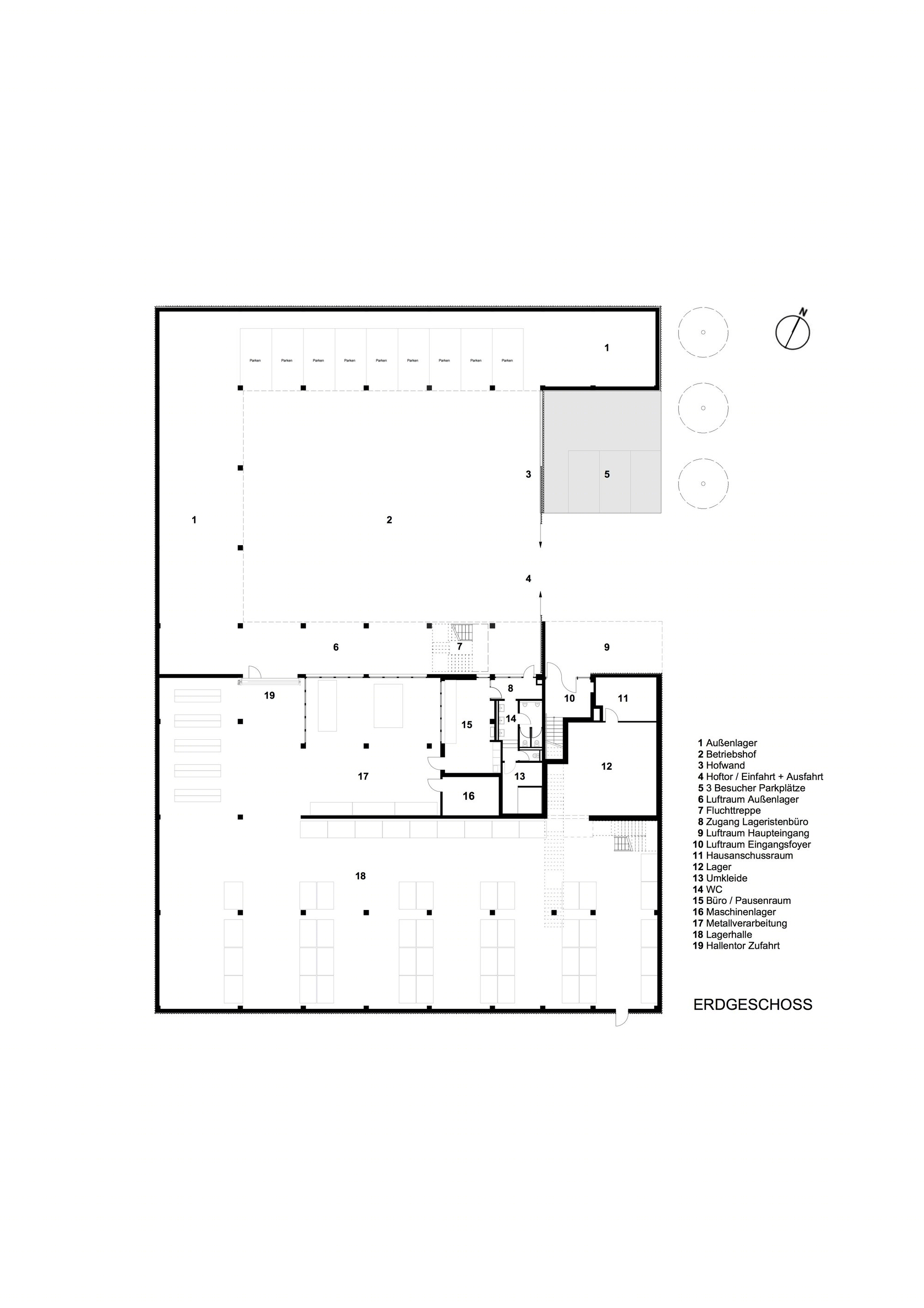 麦田中的绿色屋顶办公楼-51