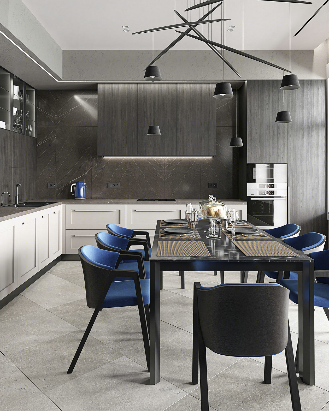 蓝色打造时尚家居-4