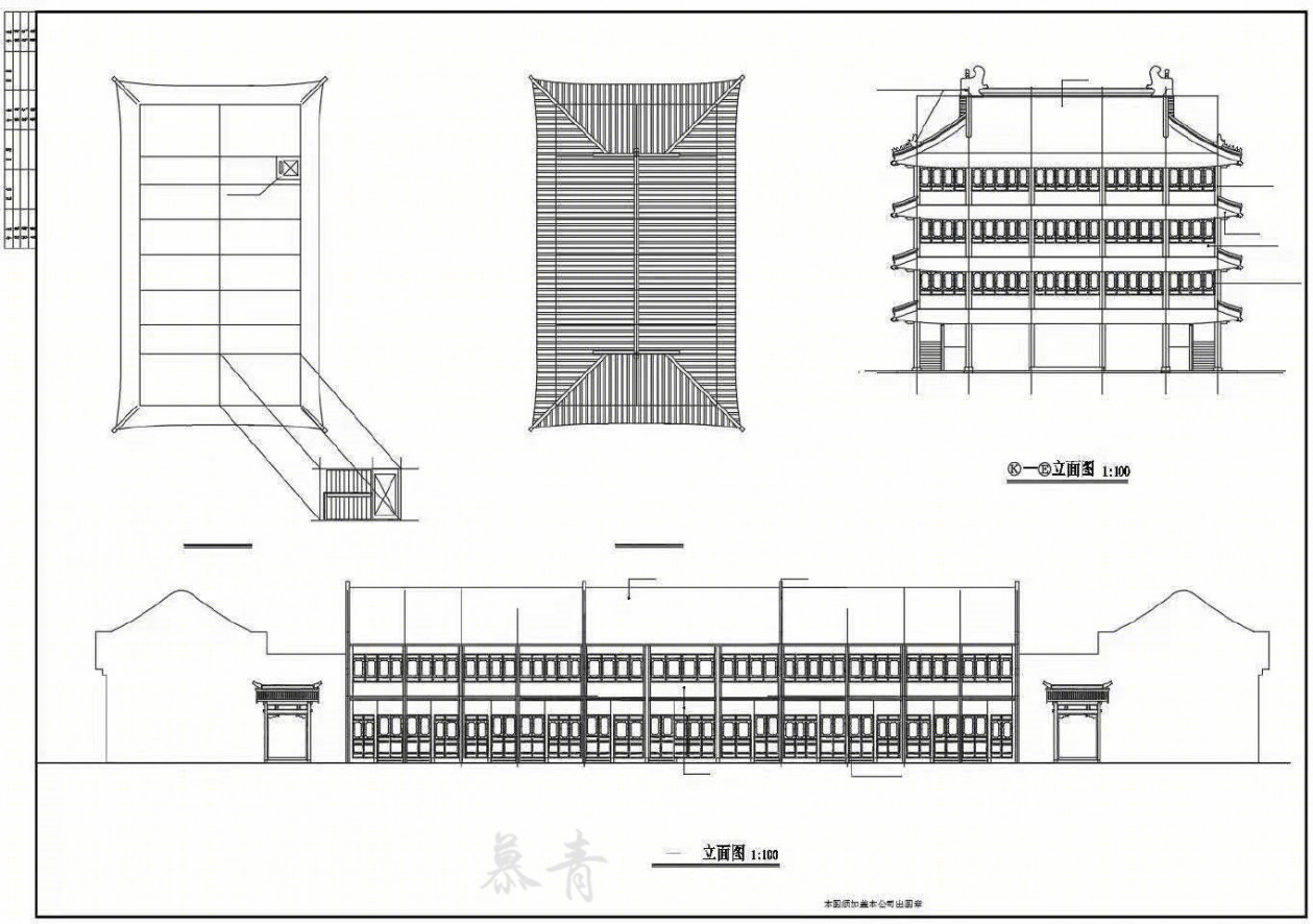 中式徽派马头墙建筑-2